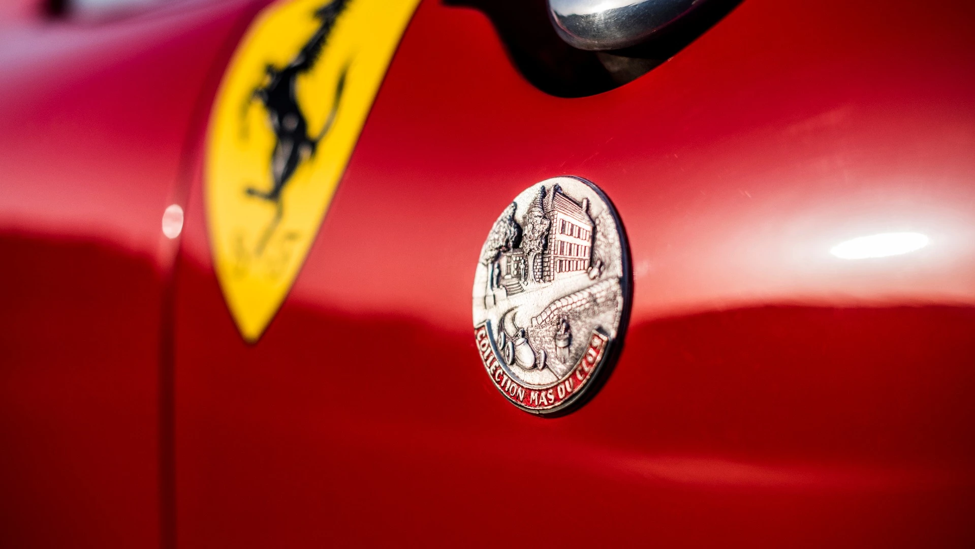Perhaps the ultimate endorsement in any Ferrari's provenance - the badge that proves that this car was once part of the ultimate Ferrari Collection of Pierre Bardinon