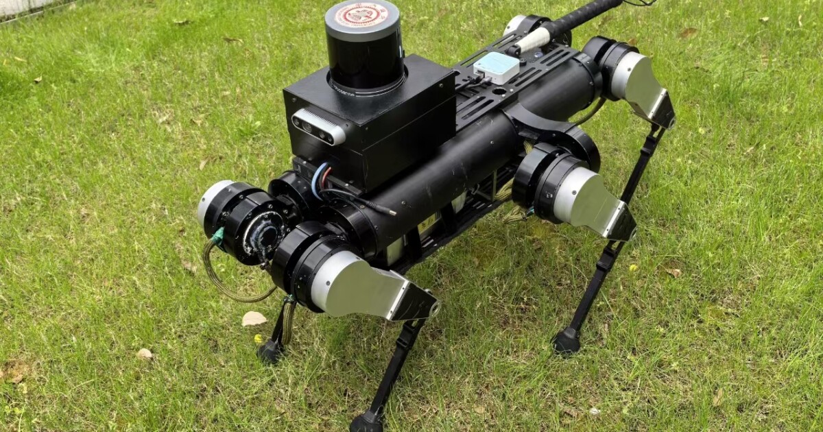 Six-legged robotic seems to exchange information canine for the blind