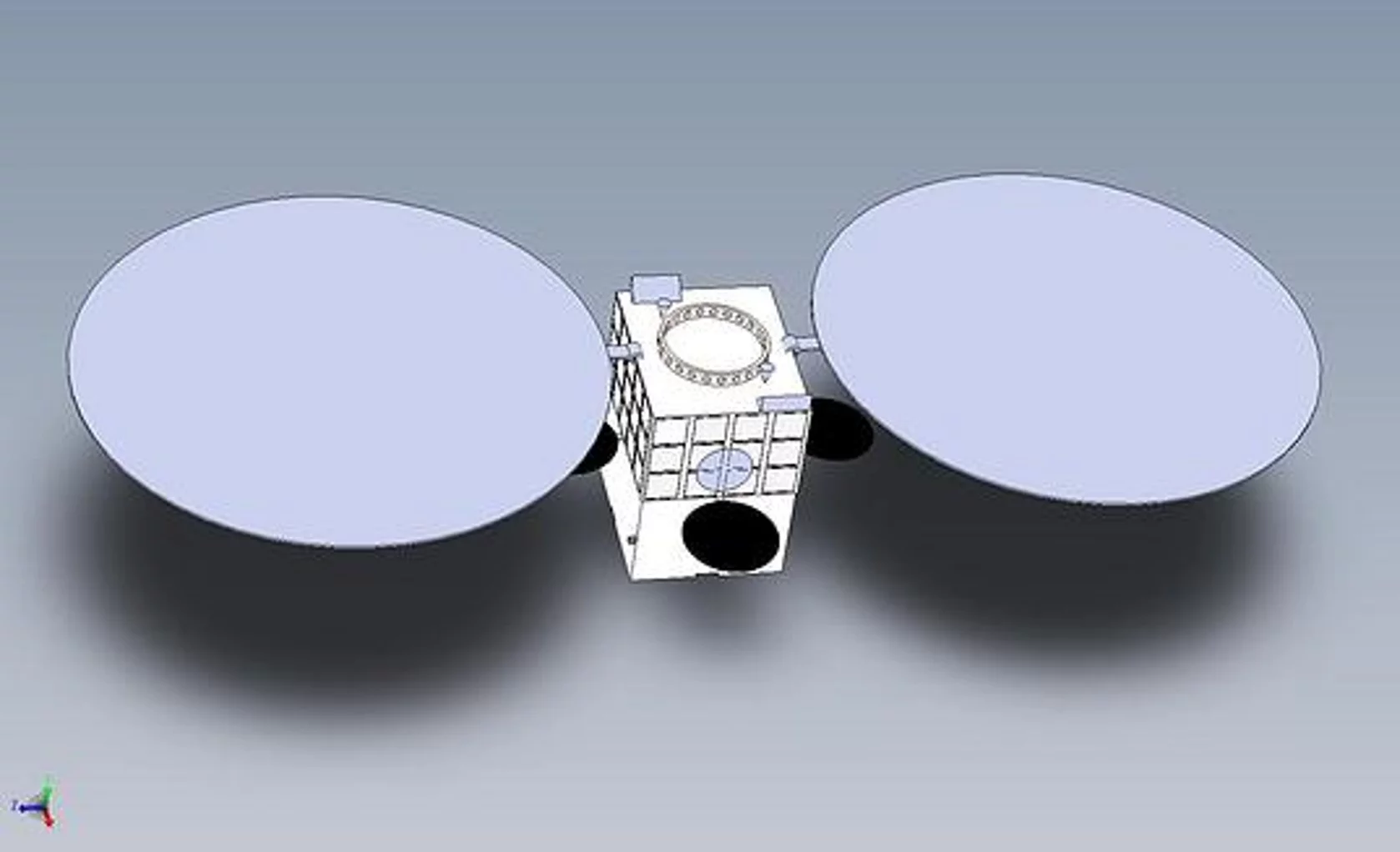 Diagram of an early DeOrbiter design