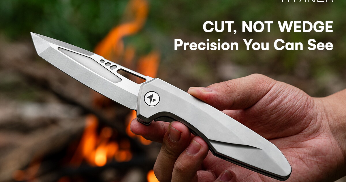 Titaner Razorbill Resculpts the Tanto Through Precision CNC