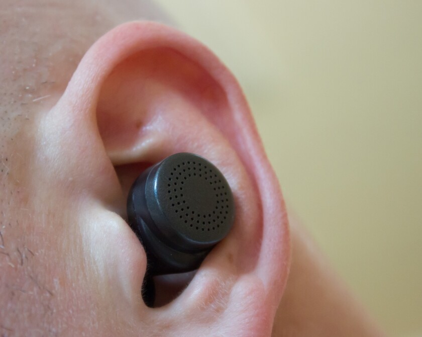 The wireless earbuds look innocent enough, but they can radically transform you perceptions of your environment