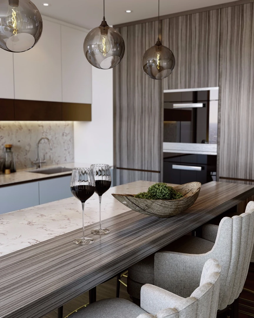 The apartments will also feature bespoke kitchens