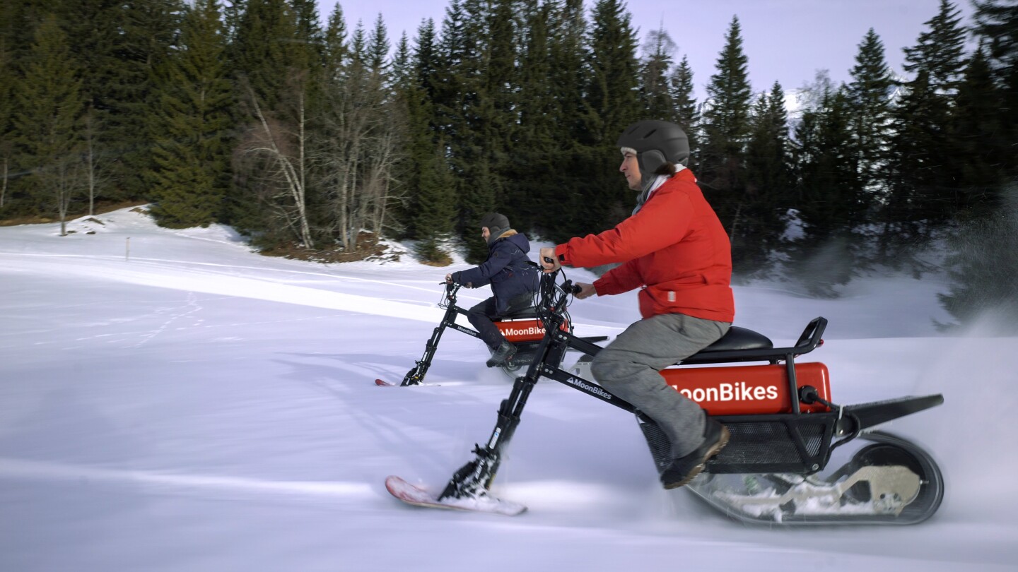Fullthrottle electric snow bikes quietly tear up Alpine powder