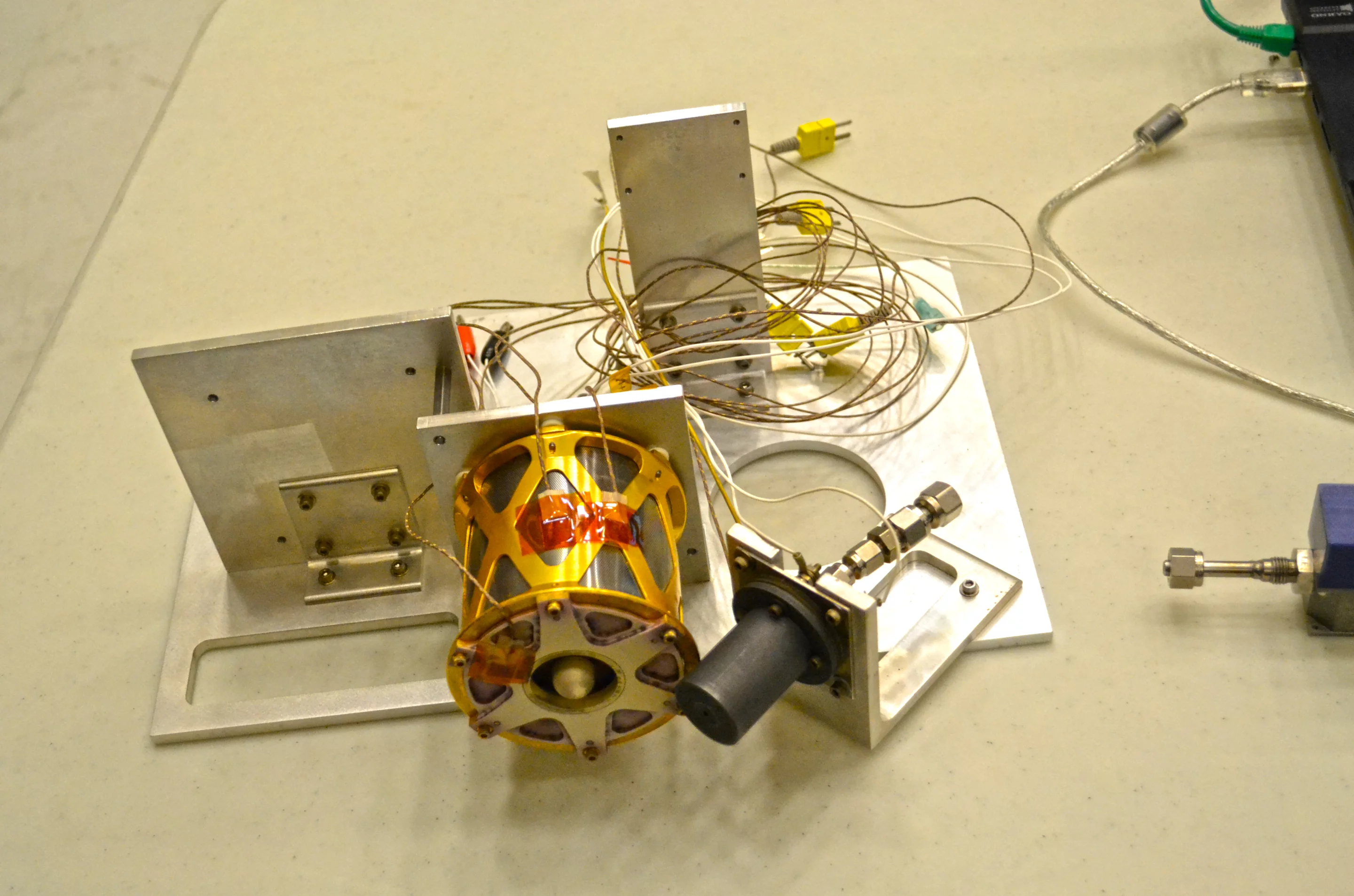 Marshall Space Flight Center researchers are adapting older ion thruster technology to use iodine as fuel