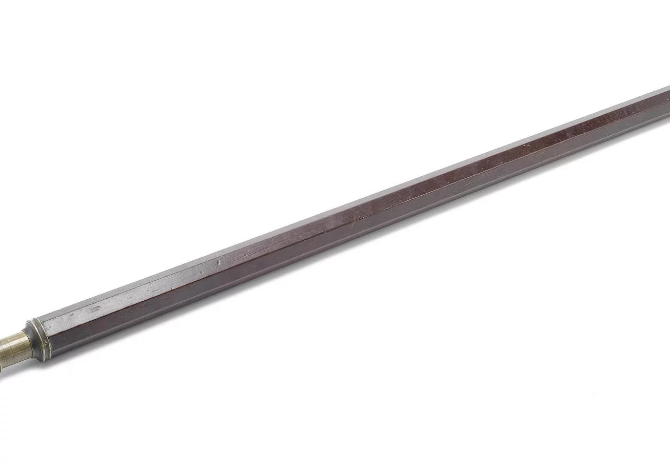 An Edward Nairne 5/8-inch brass mahogany refracting telescope, English, circa 1870