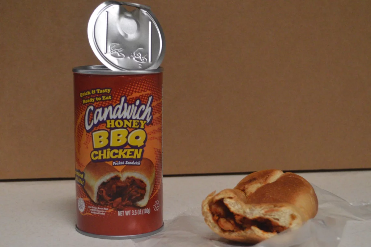 The Candwich poses in all its glory