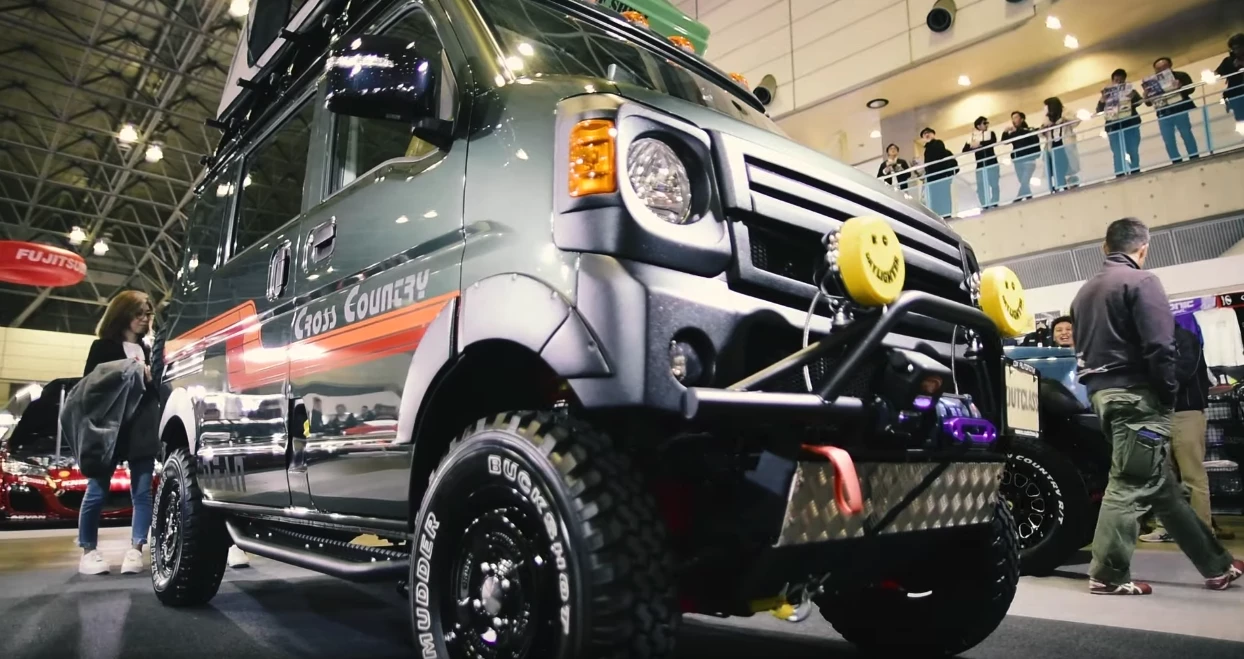 Outclass Suzuki Every camper van on show at the 2020 Tokyo Auto Salon