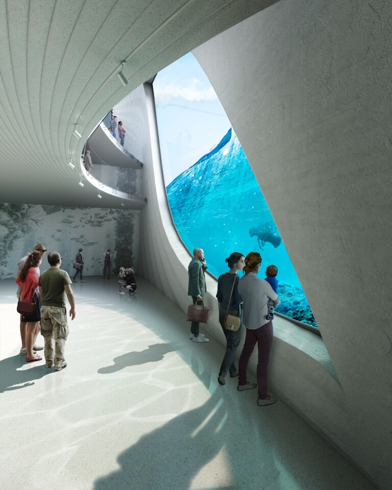 The Australian Underwater Discovery Centre's engineering is being handled by CoreMarine Engineering, the same team behind the ambitious underwater restaurant Under