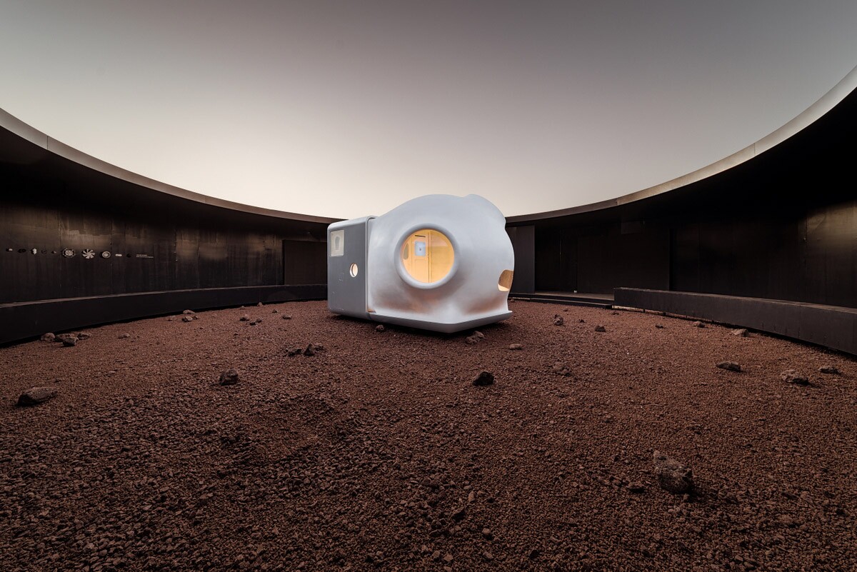 Conceptual shelter envisions small living on Mars