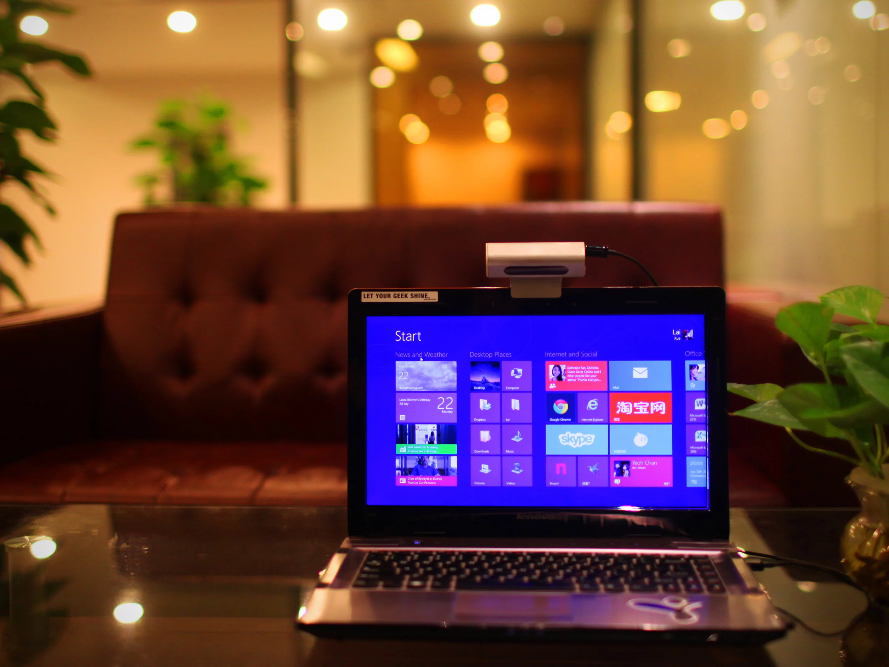 Haptix makes any any flat surface multitouch, freeing your hands from the touchscreen and making the mouse obsolete