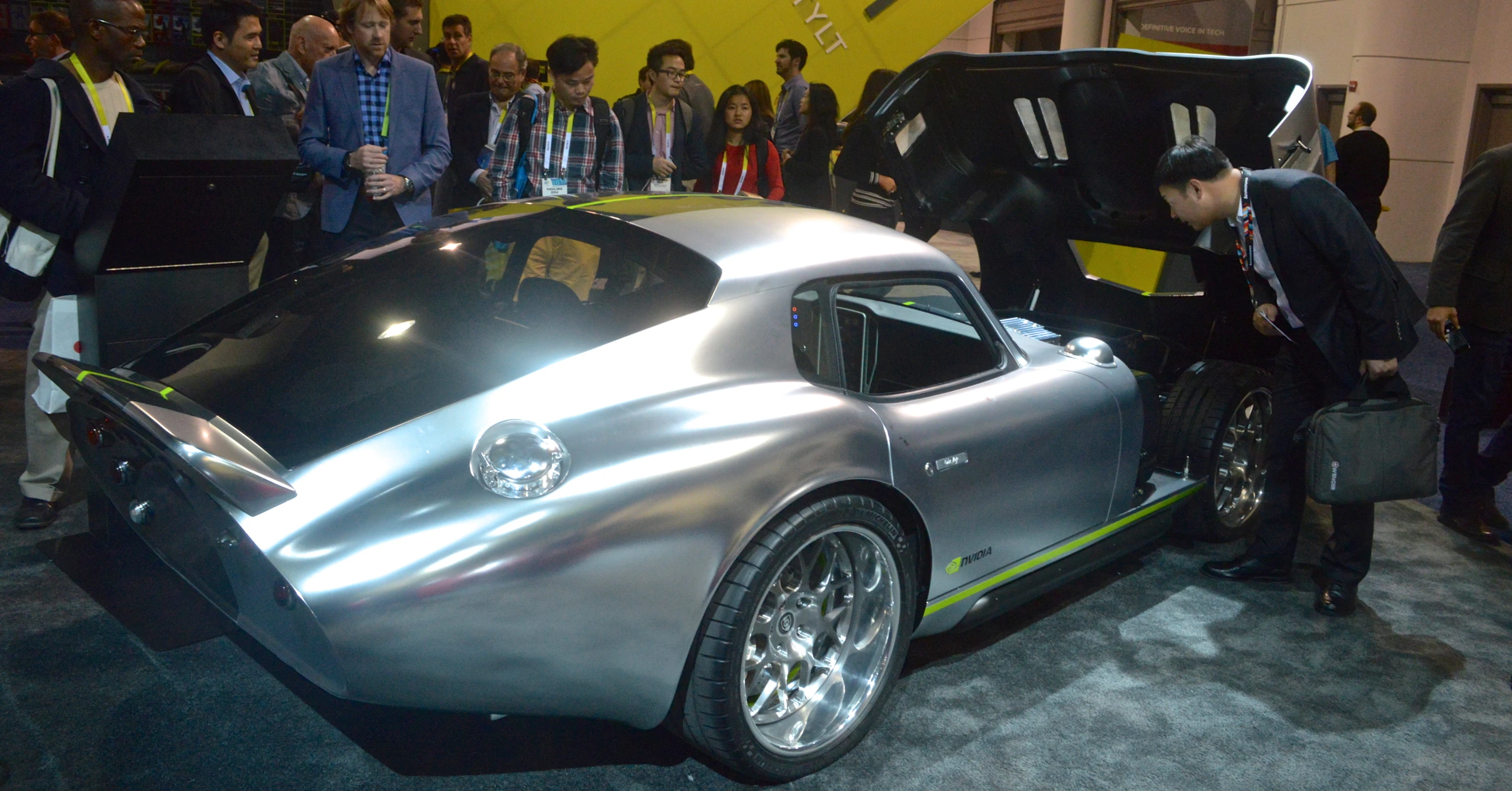 The Renovo Coupe at CES 2015 (Photo: C.C. Weiss/Gizmag)