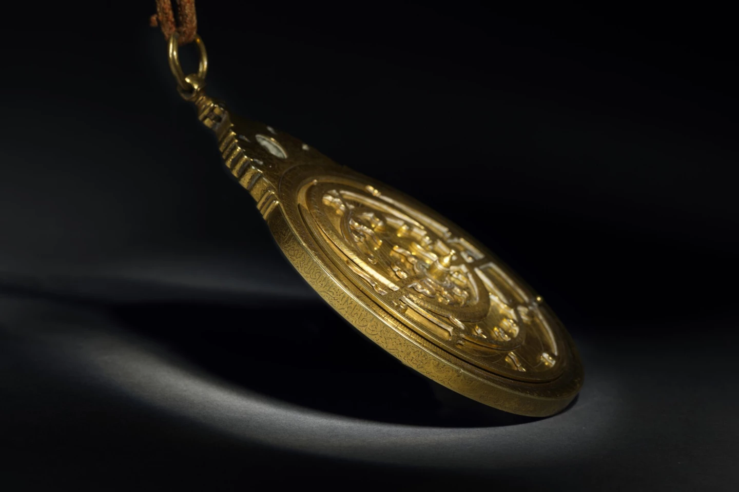 This finely-crafted astrolabe was made for an important Safavid theologian, Mirza Razi al-Din Muhammad al-Husayni al-Musawi, most likely in Isfahan, Persia, circa 1660. It sold for £151,200 ($208,097) at Sotheby's Arts of the Islamic World sale in London on 31 March, 2021