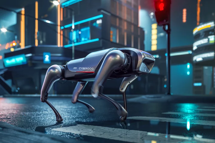 Xiaomi describes its CyberDog as an open-source robot companion