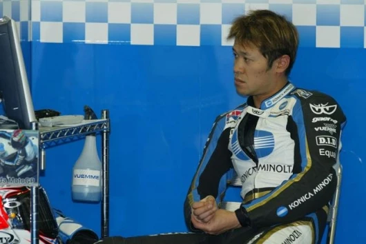 Makoto Tamada tried but couldn't quite do it this weekend - Van der Goorbergh stepped in on the Konica Minolta Honda RC211V and finished 14th in only his second MotoGP race.