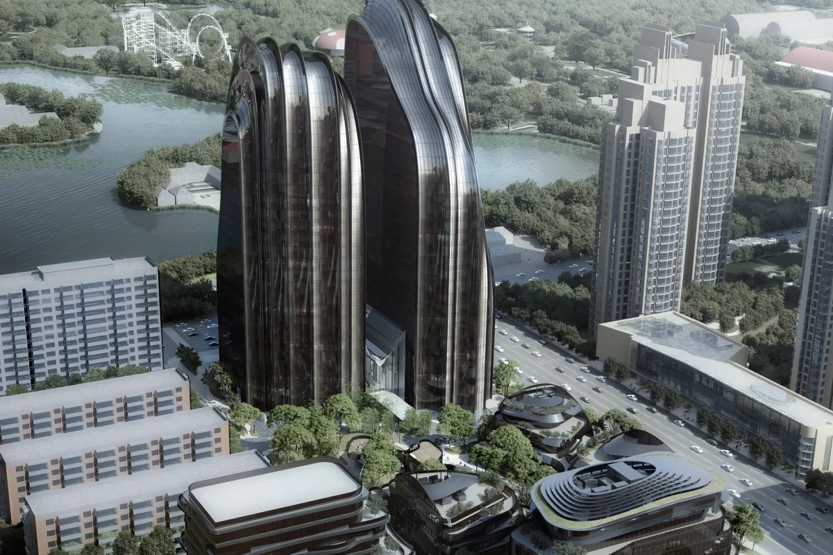 Chaoyang Park Plaza, by MAD Architects (Image: MAD)