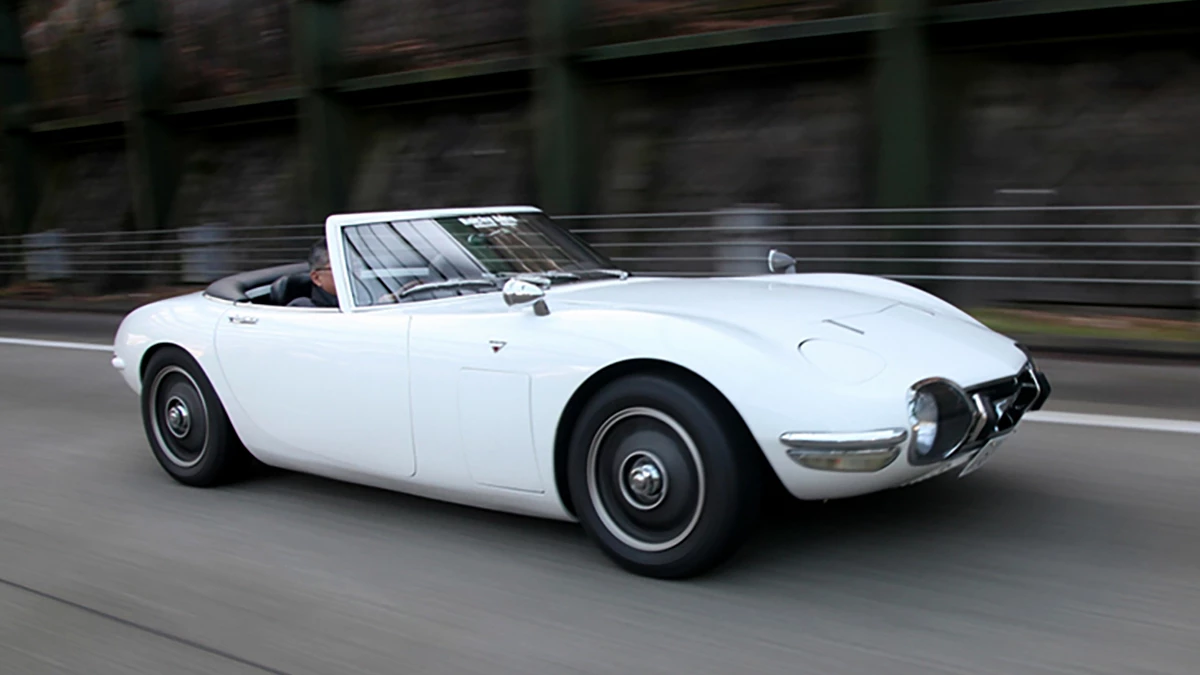Rocky Auto’s convertible 3000GT can be had in any state of tune you require, though it was best known in the Toyota Supra where it delivered 320 horsepower. The original 2000GT produced 150 horsepower