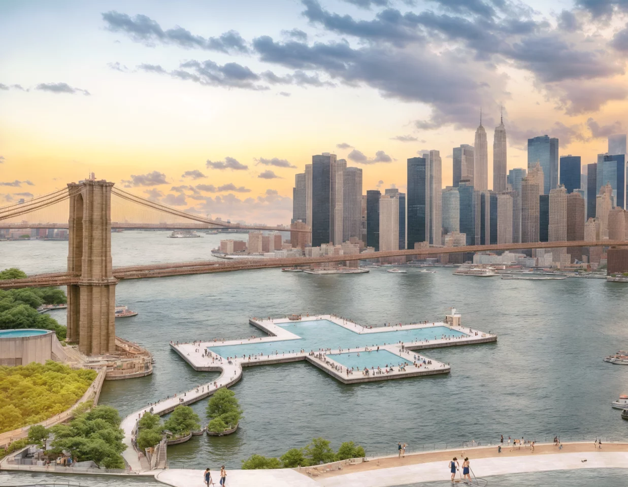 + Pool will be installed in an as-yet-undisclosed river in New York City