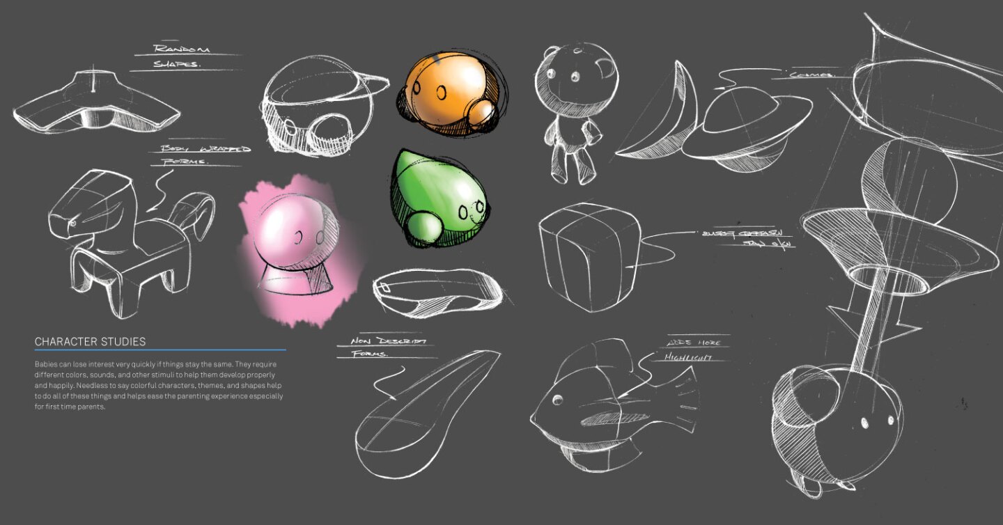 Baby Mobile And Monitor Concept Gives A Bird S Eye View Of Cot