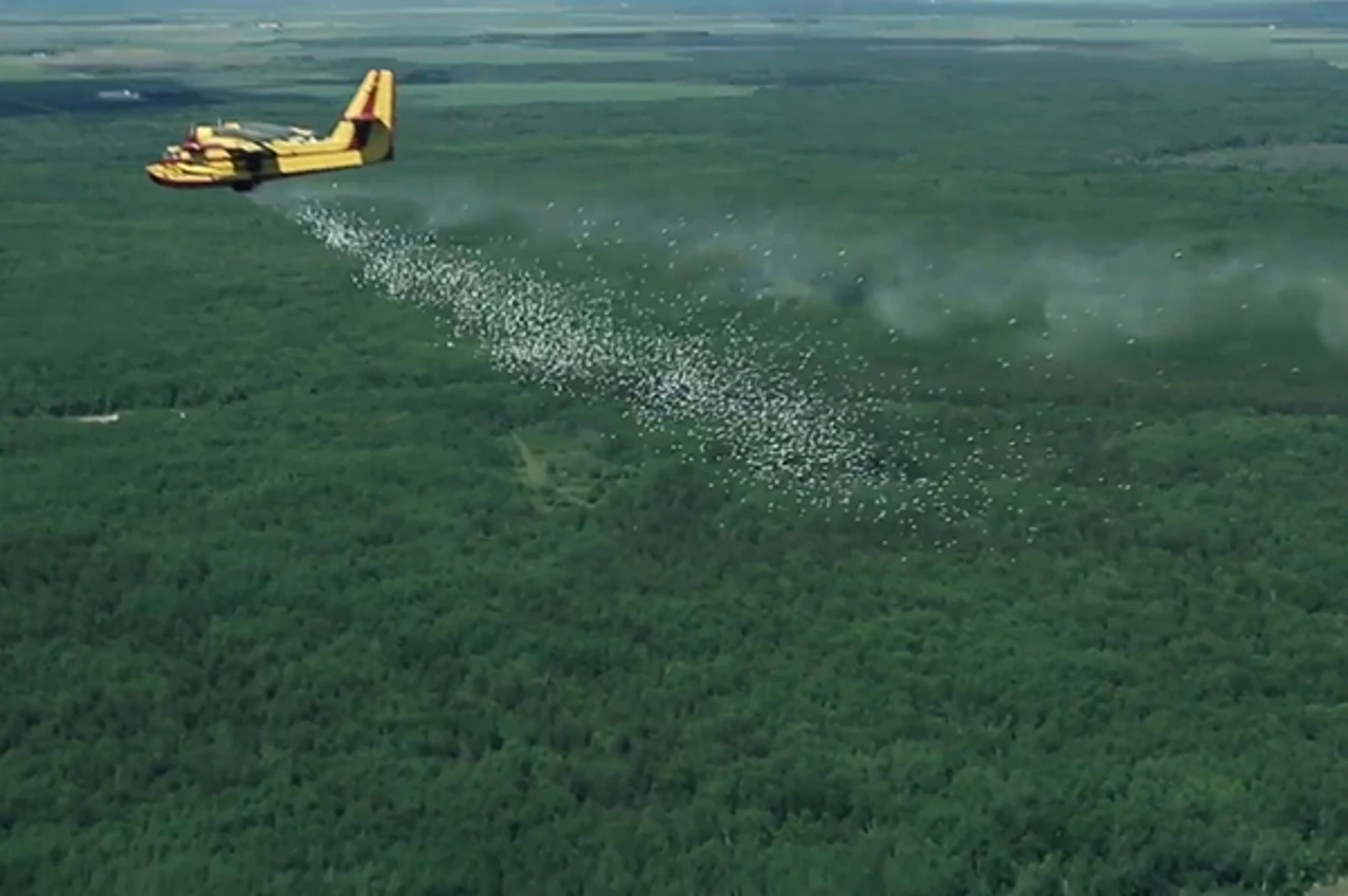 HyDrop allows for firefighting aerial drops from much higher altitudes