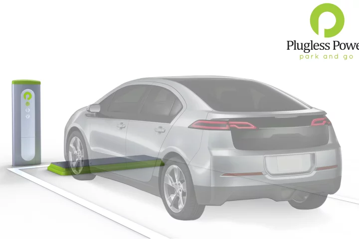 Evatran has revealed a plug-free solution to EV charging, its Plugless Power induction charging system