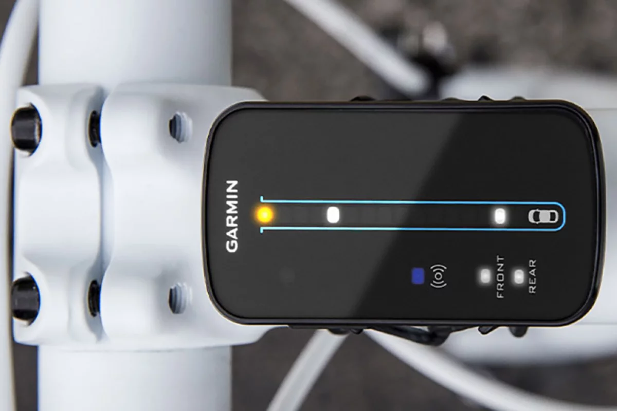 Garmin's Varia bike radar warns cyclists when cars are approaching from behind