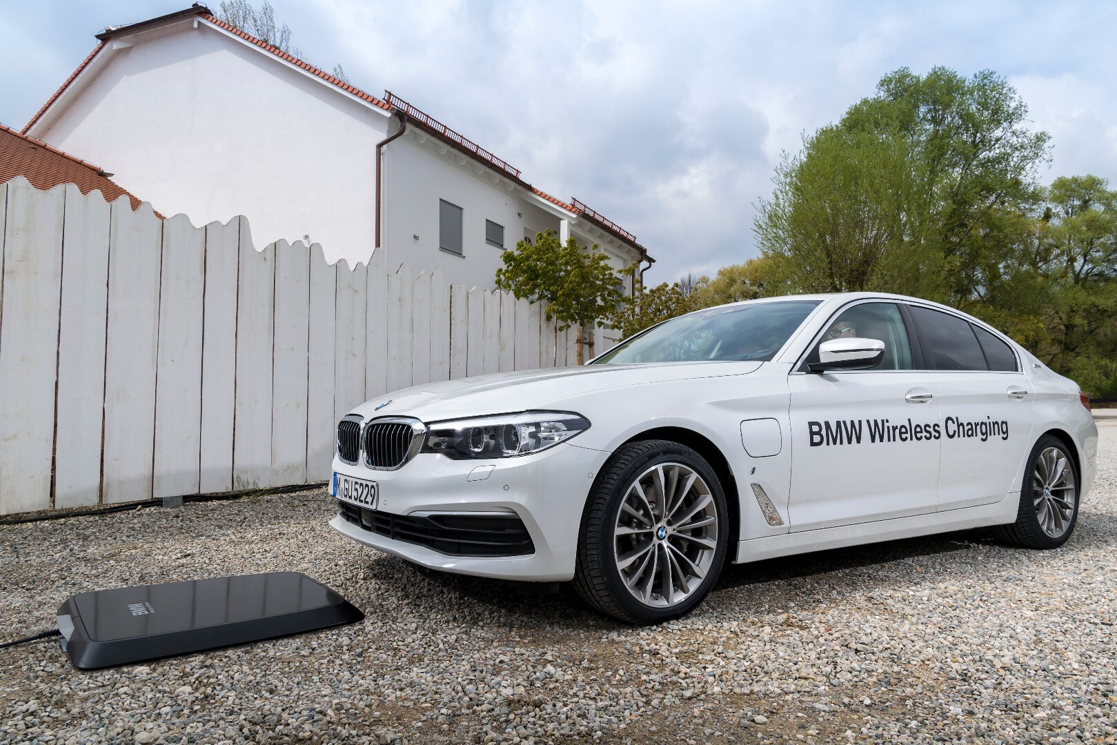 View of BMW i launches wireless charging for plug-in hybrids