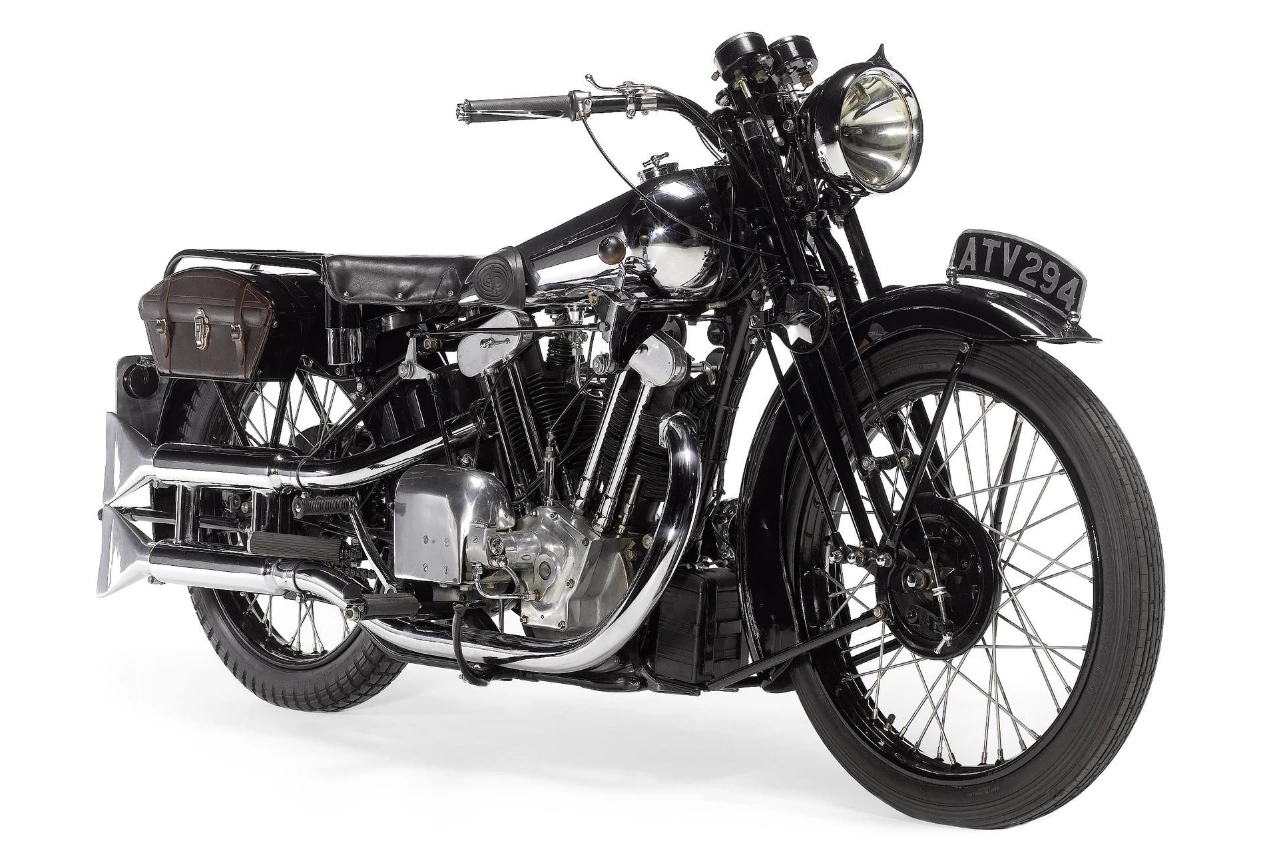 Only around 1000 Brough Superiors are known to still exist. This 1933 Brough Superior SS100 was first registered in 1934. It sold for £131,300 (US$216,750) in April, 2011 at Bonhams' Stafford sale.