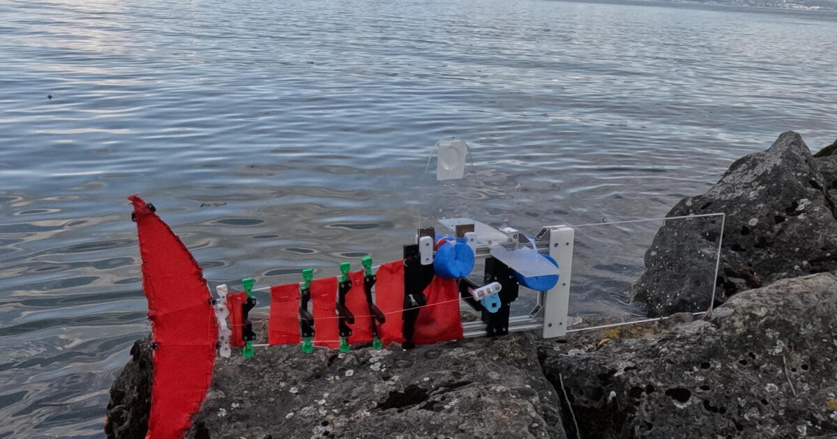 Robotic fish uses body bending for quiet, scalable underwater exploration Robotic fish uses body bending for quiet, scalable underwater exploration
