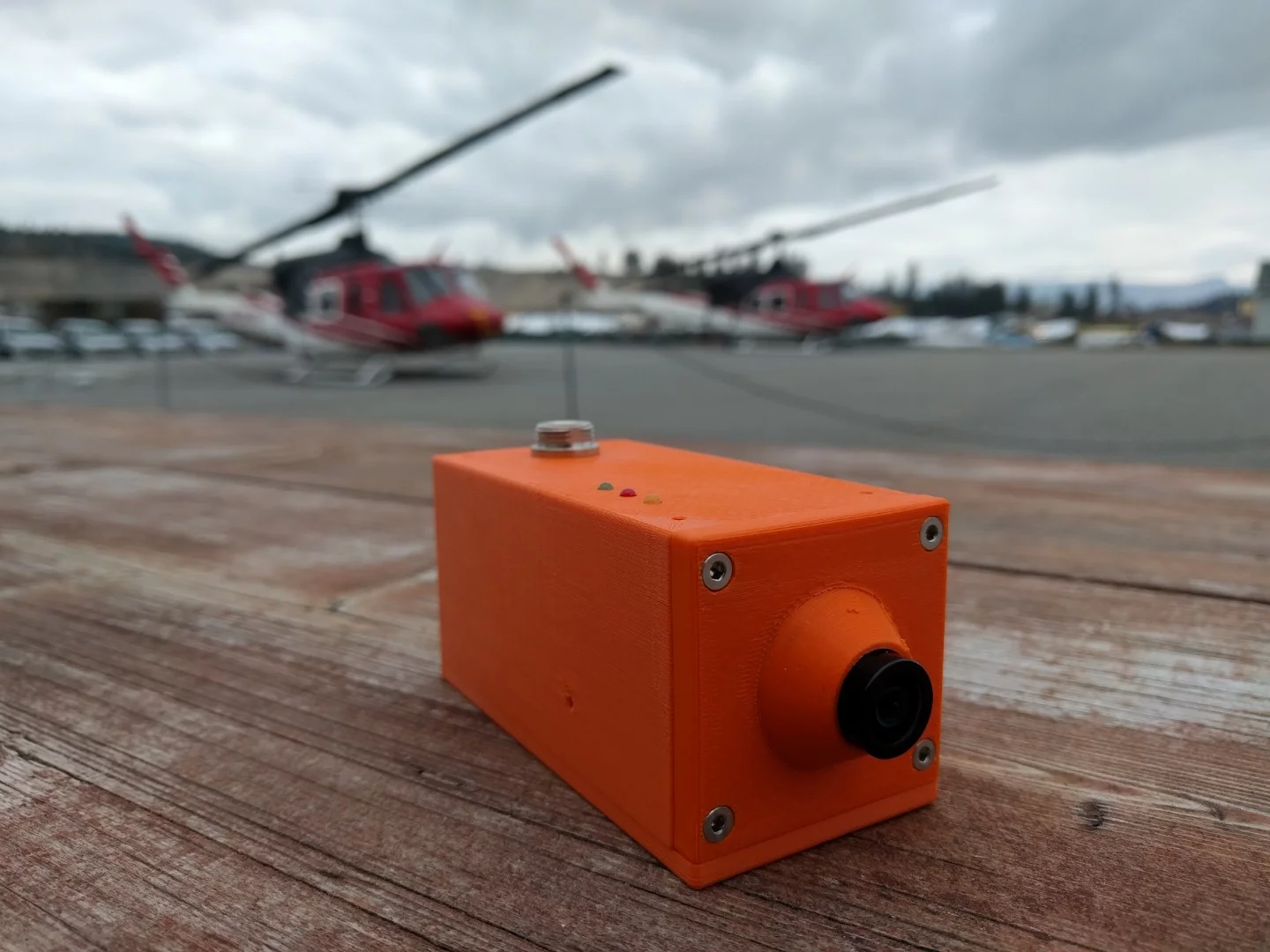 The SkyVU system incorporates two cockpit-mounted 4K cameras