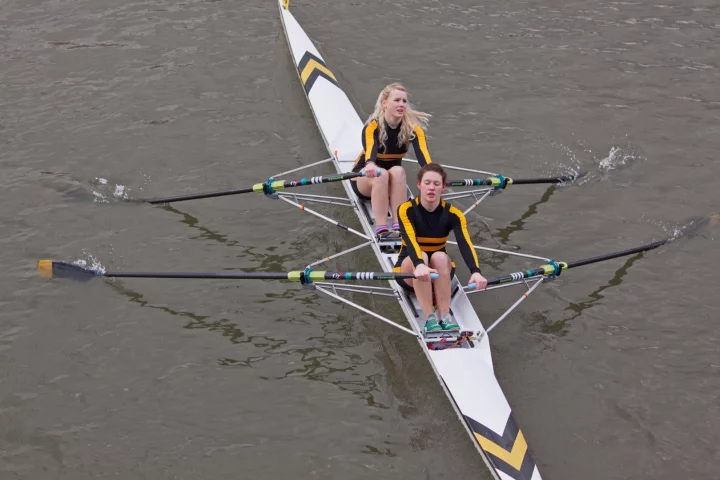 Who would win an arm wrestle? A modern day elite female rower, or females who toiled away on ancient farmlands?