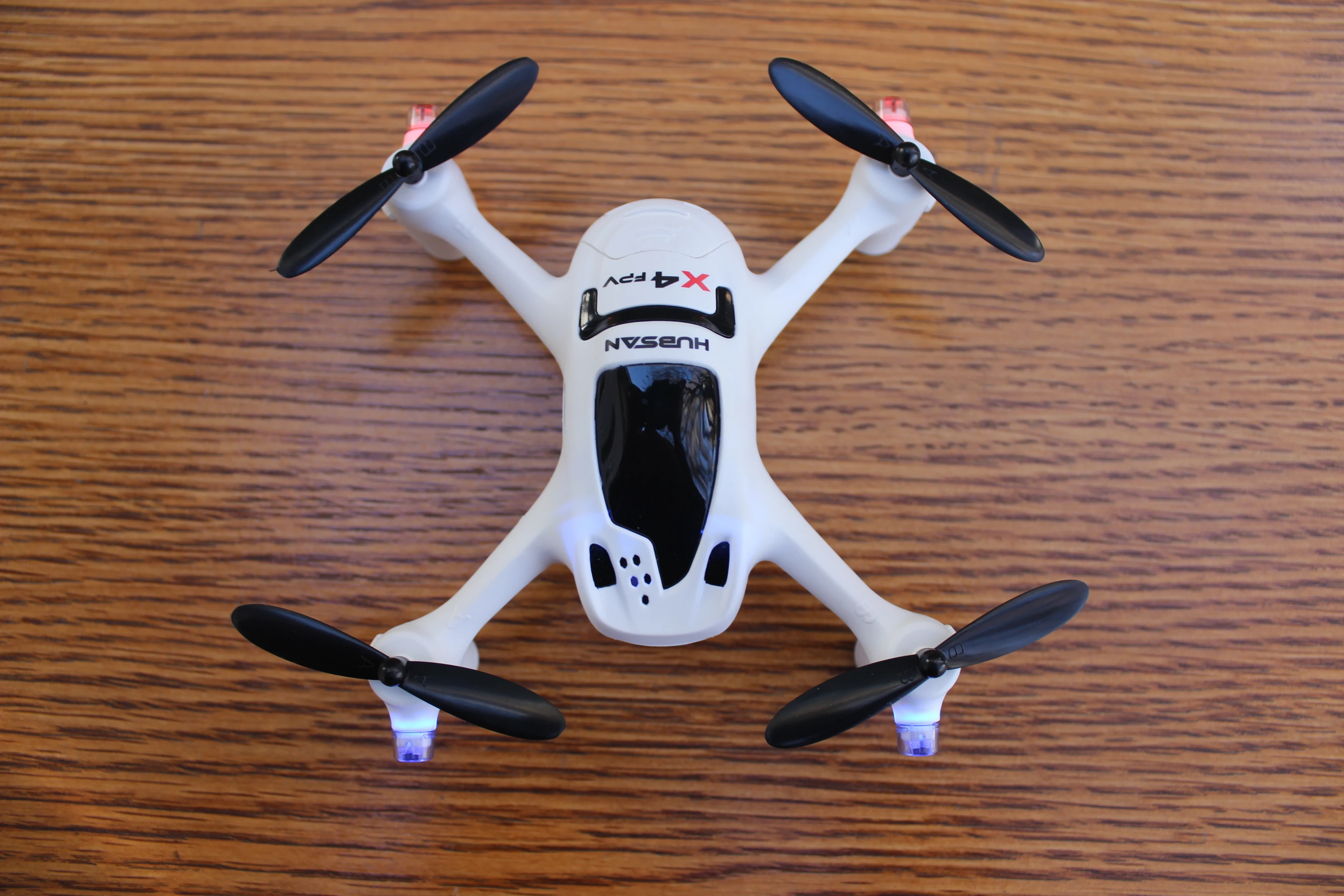 A top view of the Hubsan FPV X4 Plus