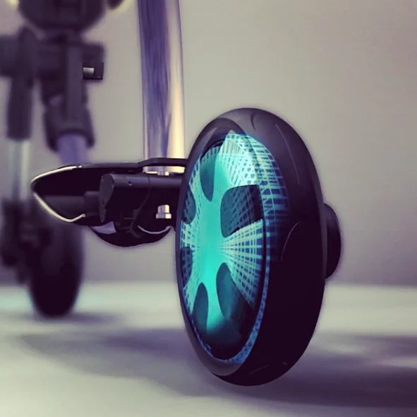 The INU is driven by a rear hub motor