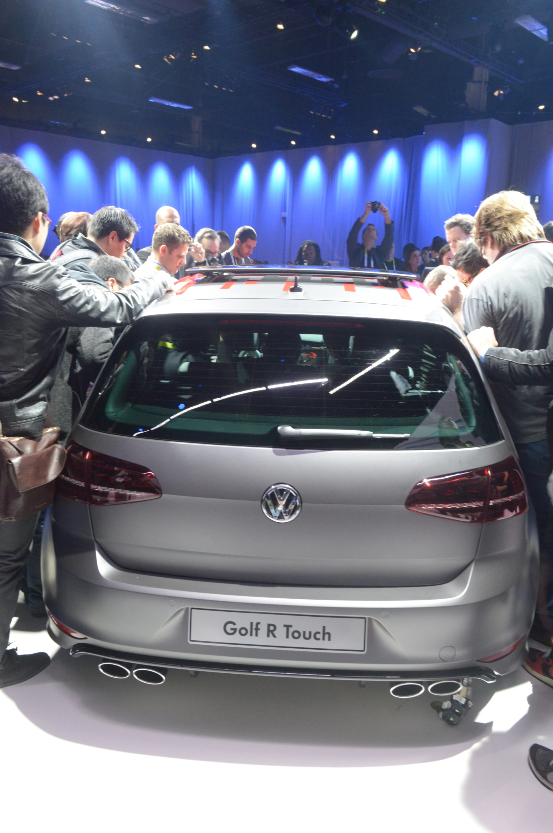 The VW Golf R Touch concept at CES 2015 (Photo: CC Weiss/Gizmag)