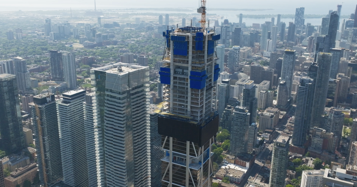 Canada’s tallest skyscraper nears completion in Toronto Canada’s tallest skyscraper nears completion in Toronto