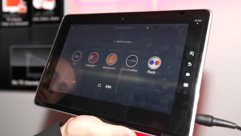 Toshiba's Folio 100 media tablet is powered by NVIDIA's Tegra II processor