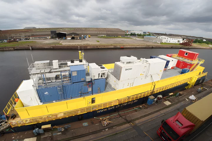 The platform relies on equipment housed in containers as part of its modular design