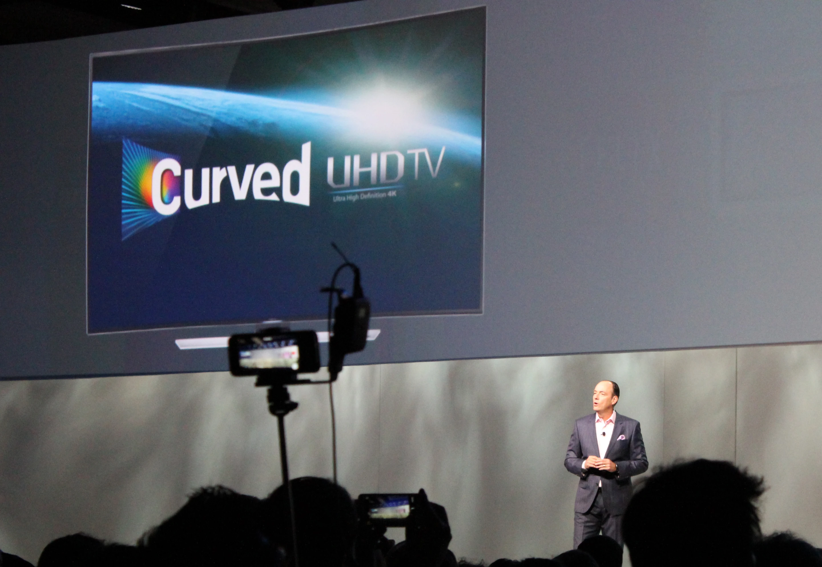 Unveiled at CES, Samsung claims its SUHD TVs offer a new standard in ultra high-definition viewing (Photo: Will Shanklin/Gizmag.com)