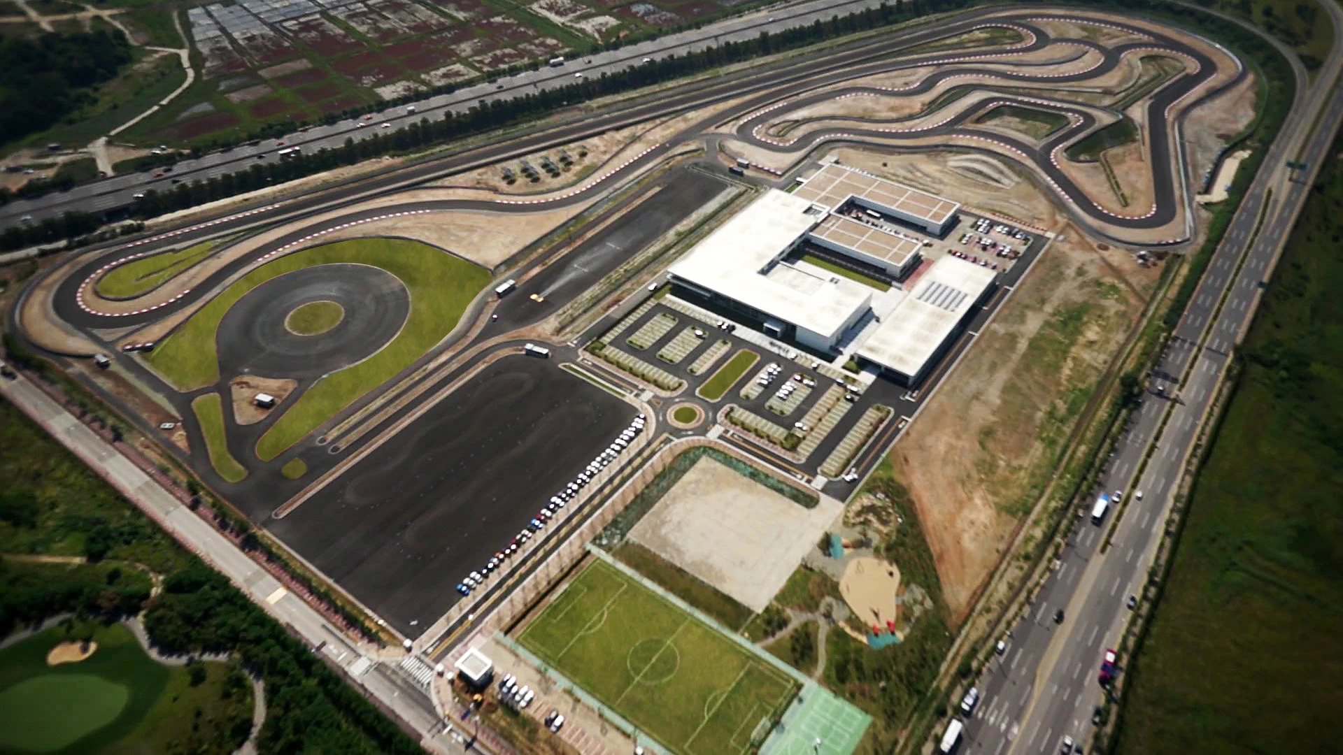 BMW Korea Driving Center bird's eye view