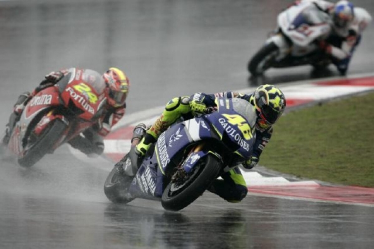 Motogp Rd 3 Rossi Wins Rain Swept Chinese Gp