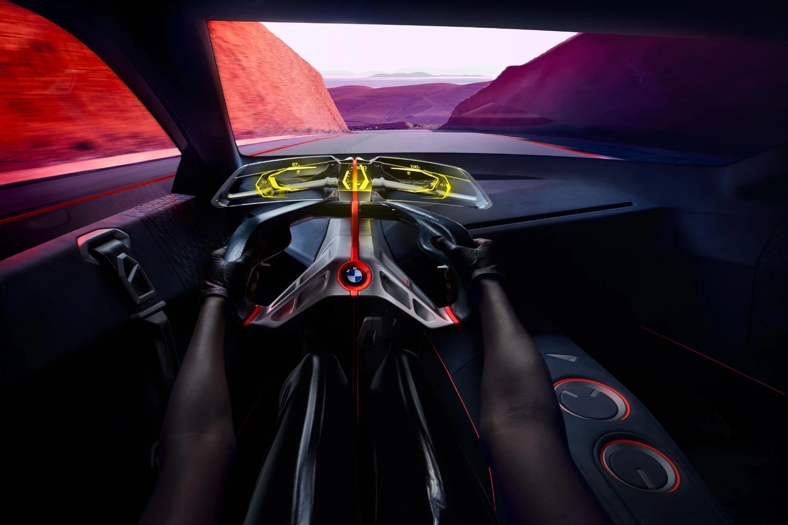 BMW takes the idea of a driver-focused cockpit to the next level