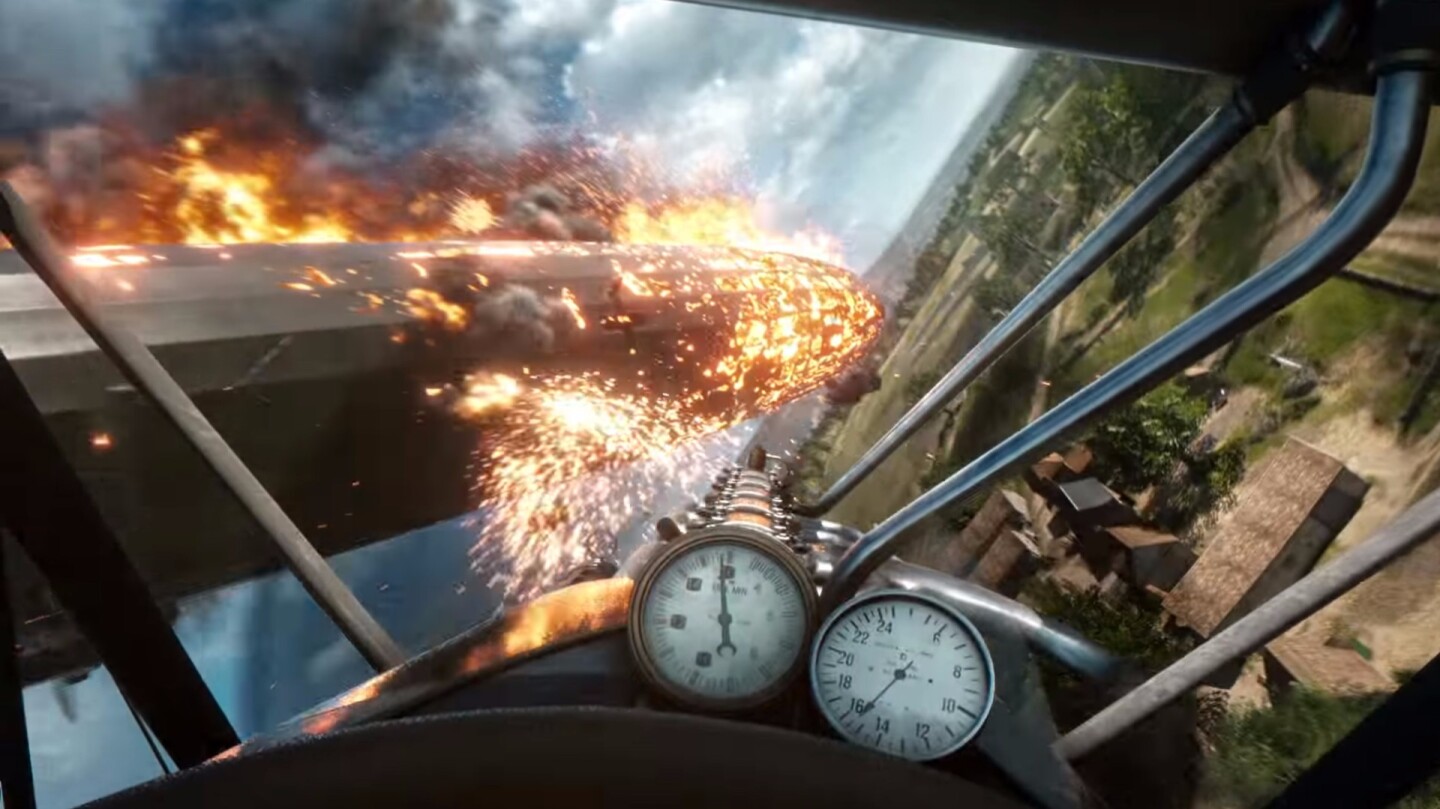 Battlefield 1 is full of huge, era-appropriate tanks, bi-planes and horses. It's chaos, but it looks like a lot of fun.