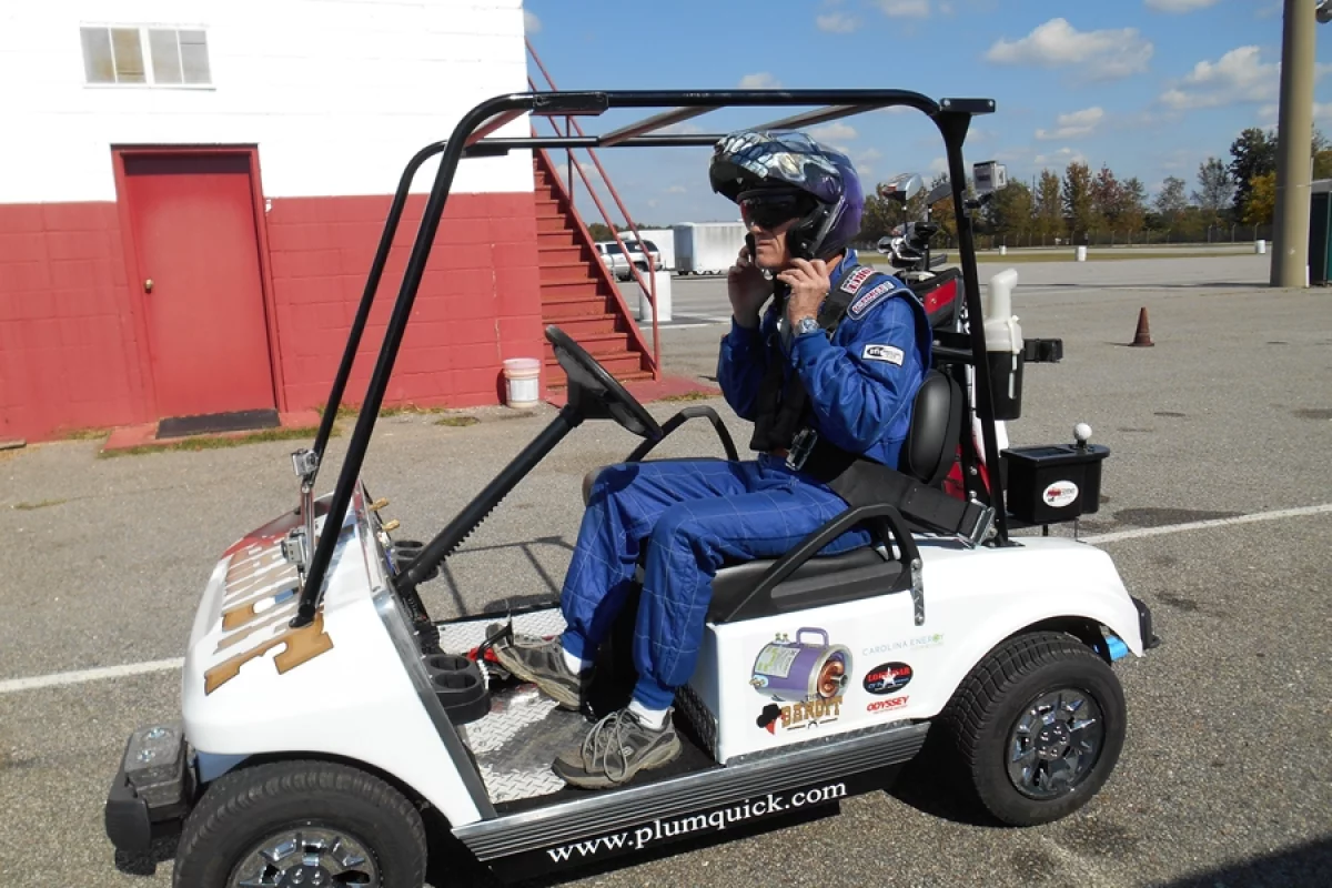 Plum Quick Motors claims to have set a new record for the world's fastest golf cart