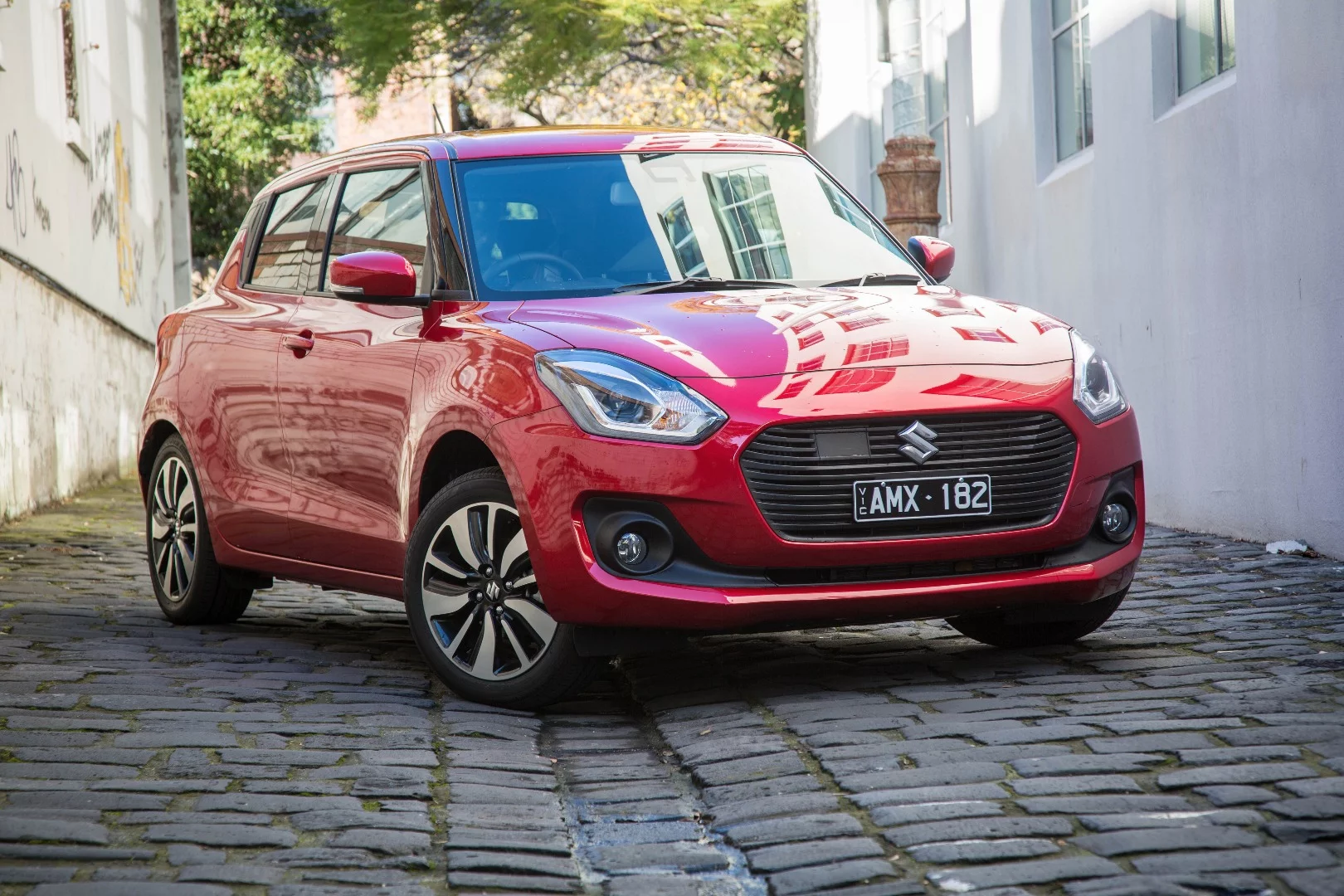 The new Swift GLX Turbo is at home in the city