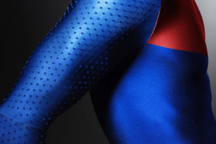 The Nike Pro TurboSpeed features golf ball-inspired dimples - Sleeve detail