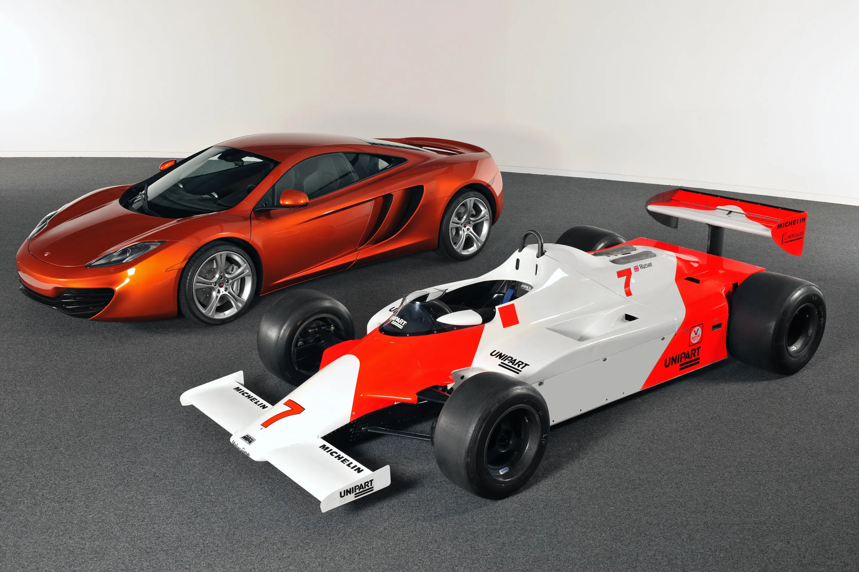All Formula 1 vehicles now use a version of McLaren's original carbon fiber monocoque driver compartment as do all of McLaren's production vehicles