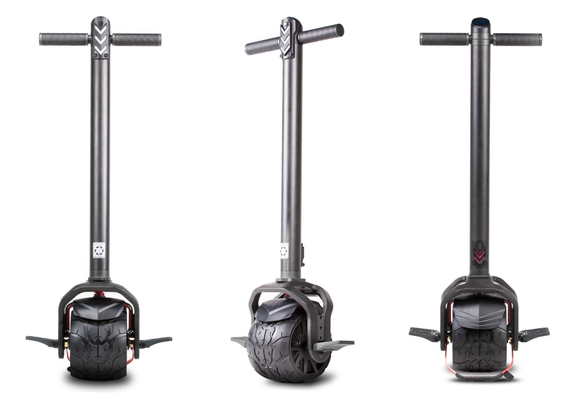 Front, back and angle shots of the Kiwano K01 - a premium entrant in the transportation appliance marketplace