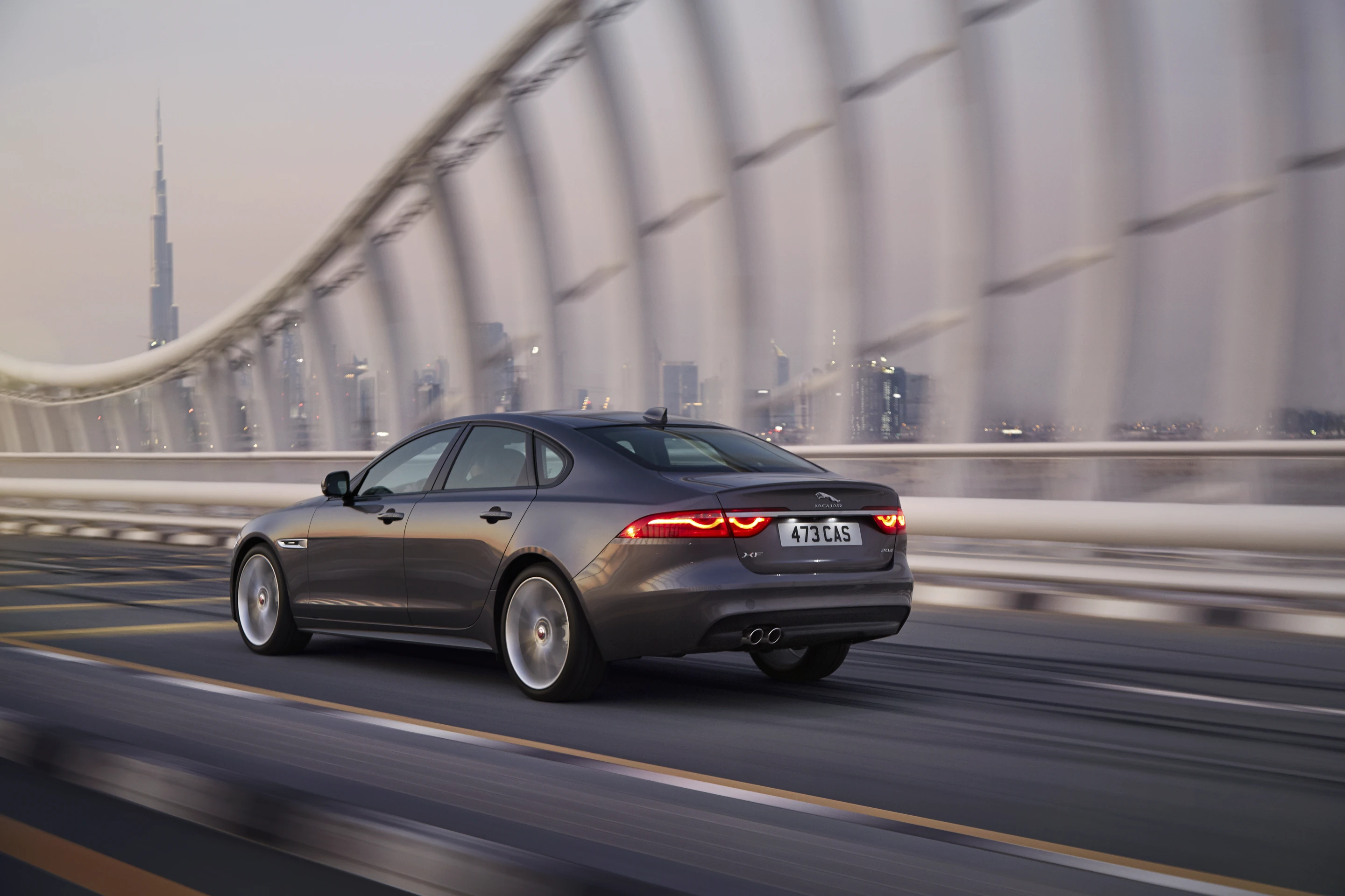 The 2016 Jaguar XF can be unlocked remotely