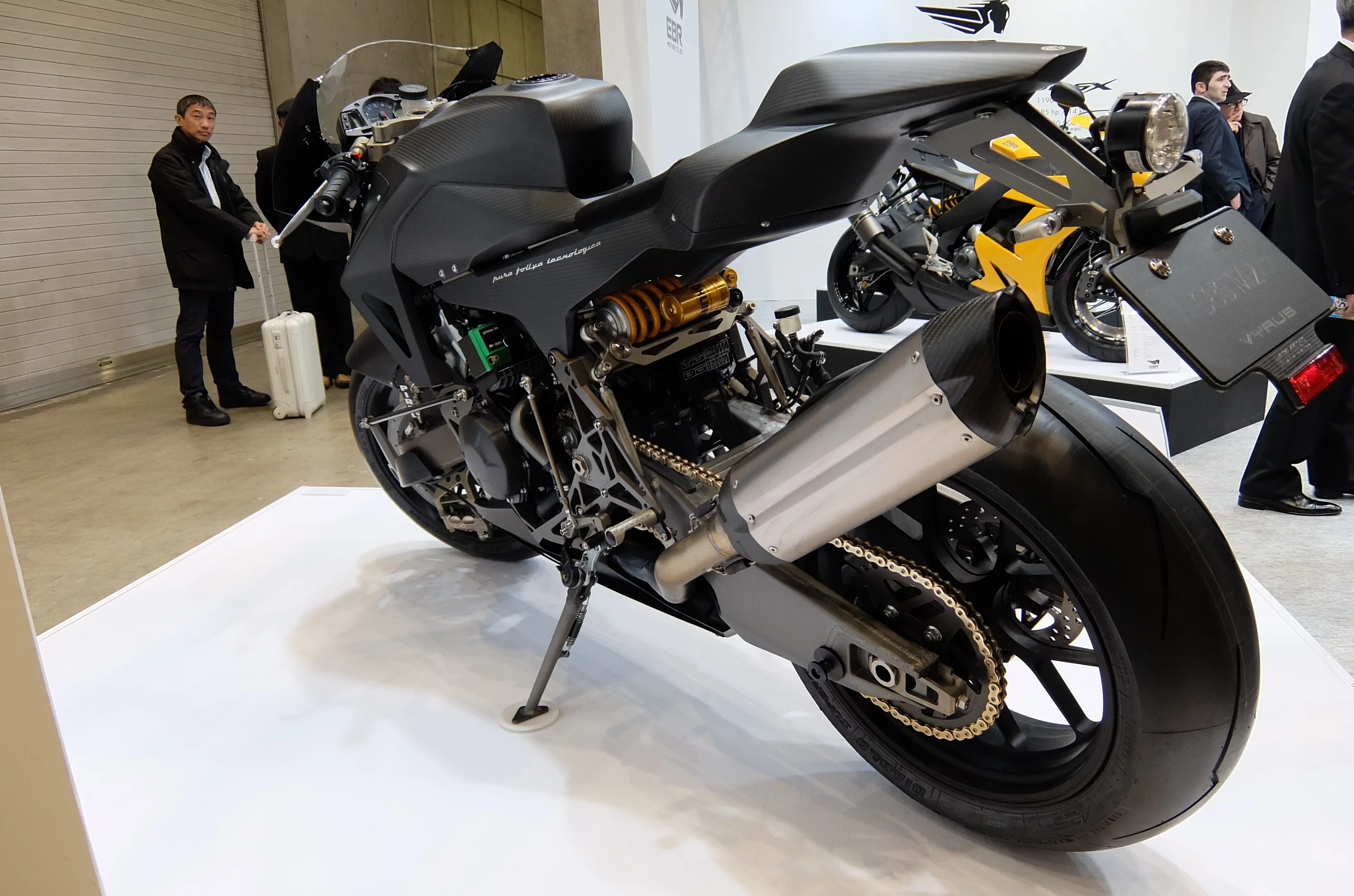 Rear view of the Vyrus 986 M2 Strada (Photo: Stephen Clemenger/Gizmag.com)