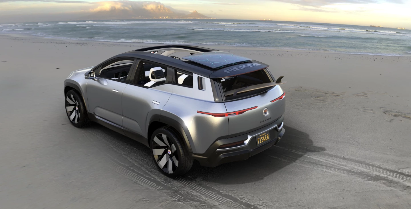 Ready for the beach? We can assume that the Fisker Ocean will have AWD