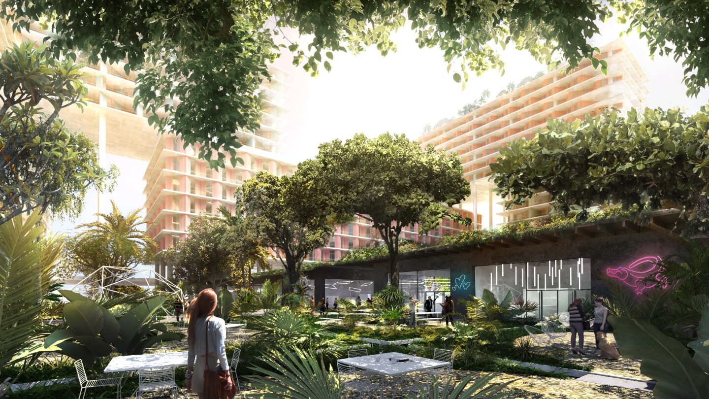 Miami Produce will include gardens, restaurants, retail, offices, apartments, and educational spaces